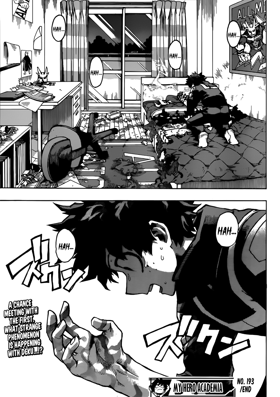 My Hero Academia, chapter 193