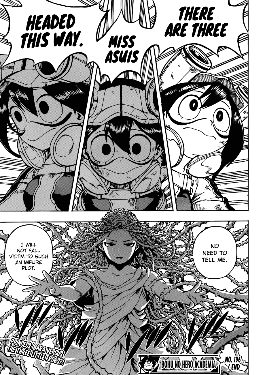 My Hero Academia, chapter 196