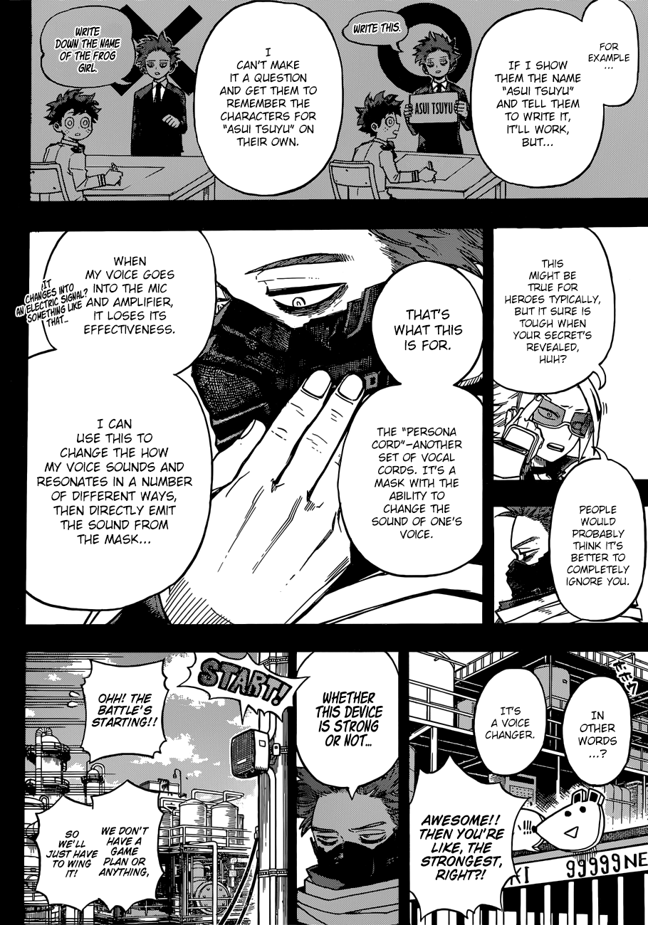 My Hero Academia, chapter 196