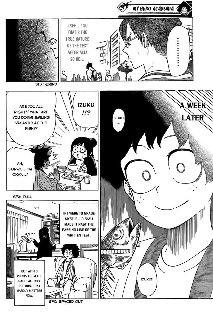 My Hero Academia, chapter 4