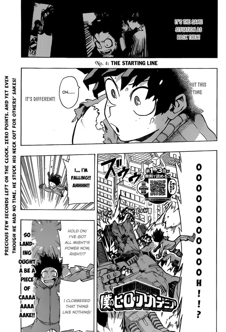 My Hero Academia, chapter 4