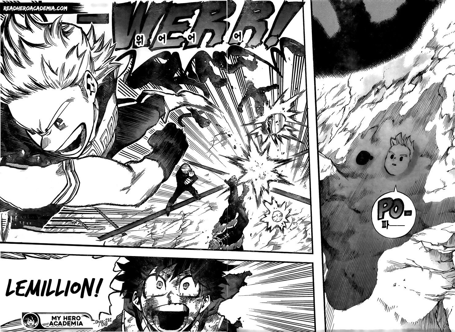 My Hero Academia, chapter 292