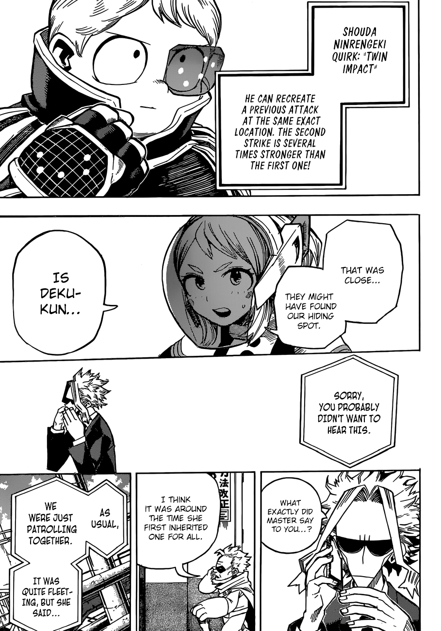 My Hero Academia, chapter 210