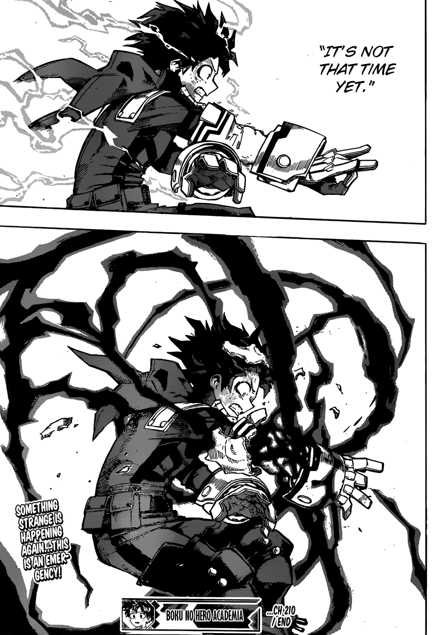 My Hero Academia, chapter 210