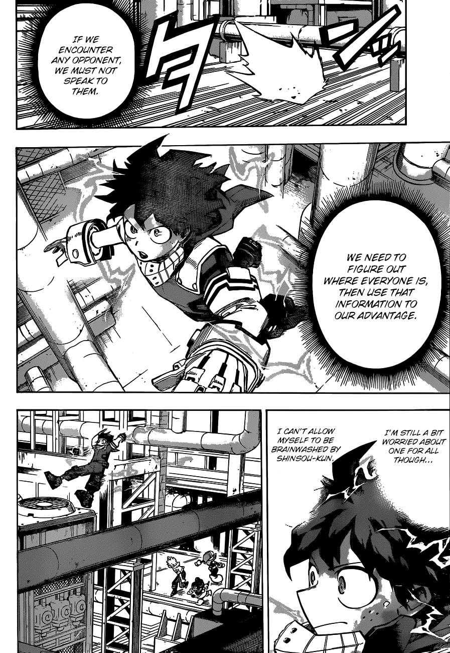 My Hero Academia, chapter 210