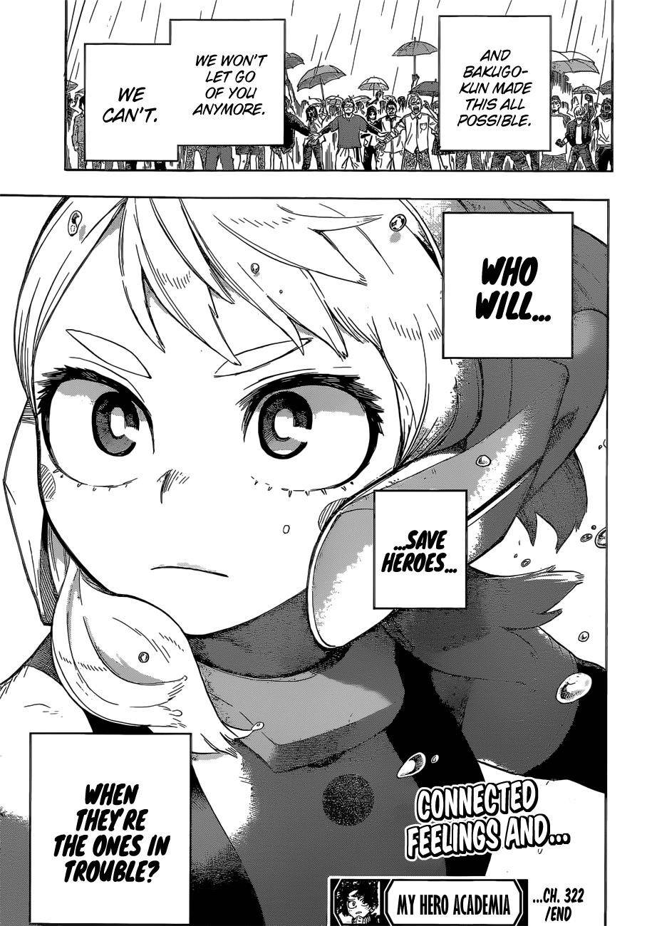 My Hero Academia, chapter 322