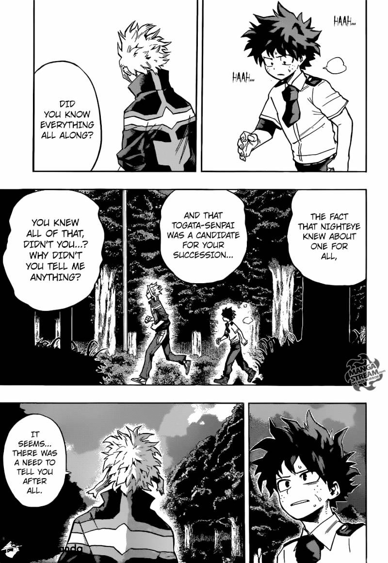 My Hero Academia, chapter 130