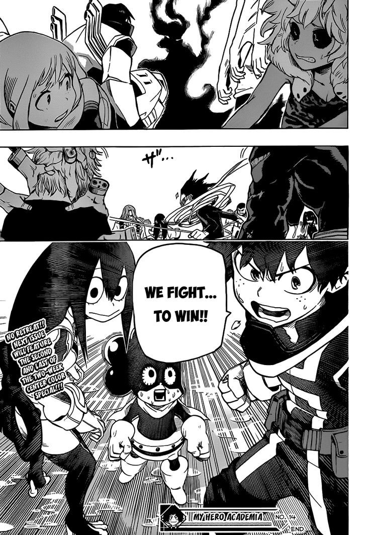 My Hero Academia, chapter 14