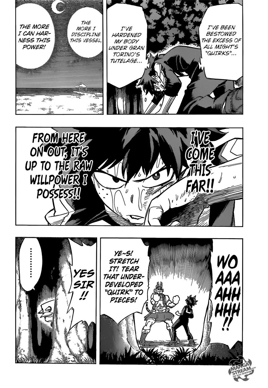 My Hero Academia, chapter 72