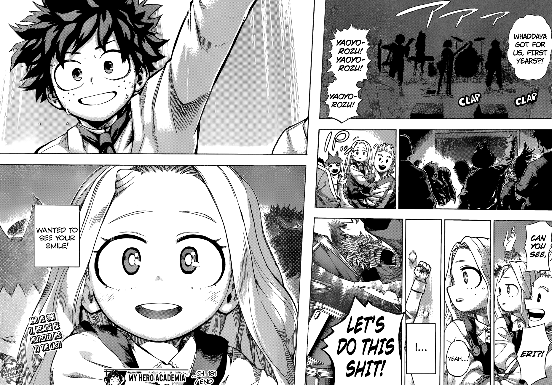 My Hero Academia, chapter 181