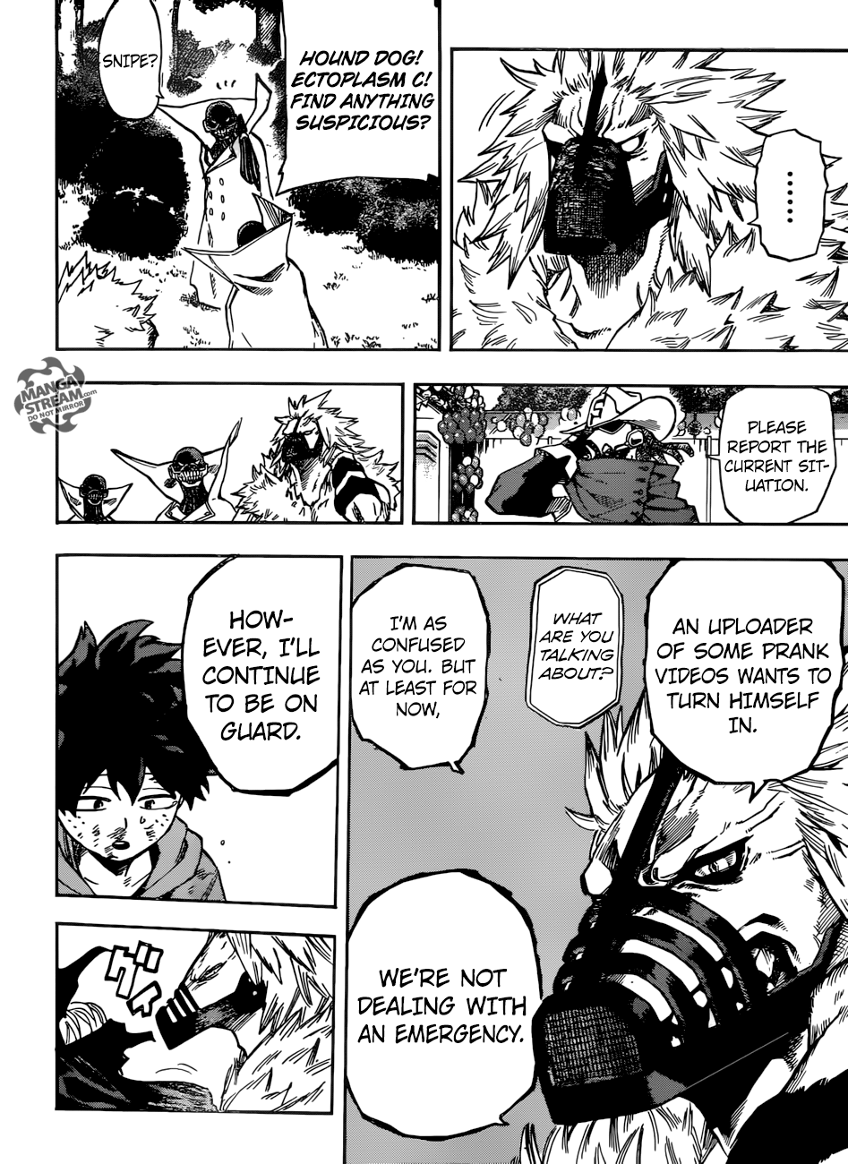 My Hero Academia, chapter 181