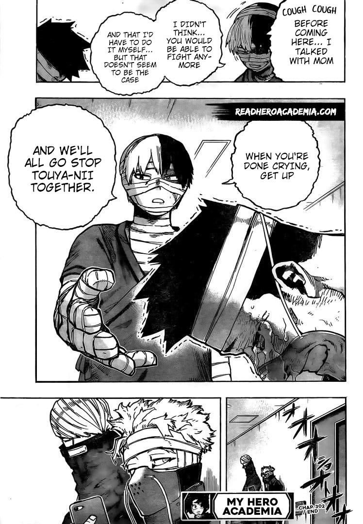 My Hero Academia, chapter 302