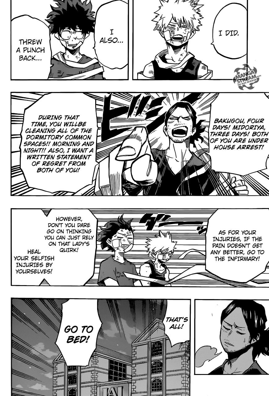 My Hero Academia, chapter 121