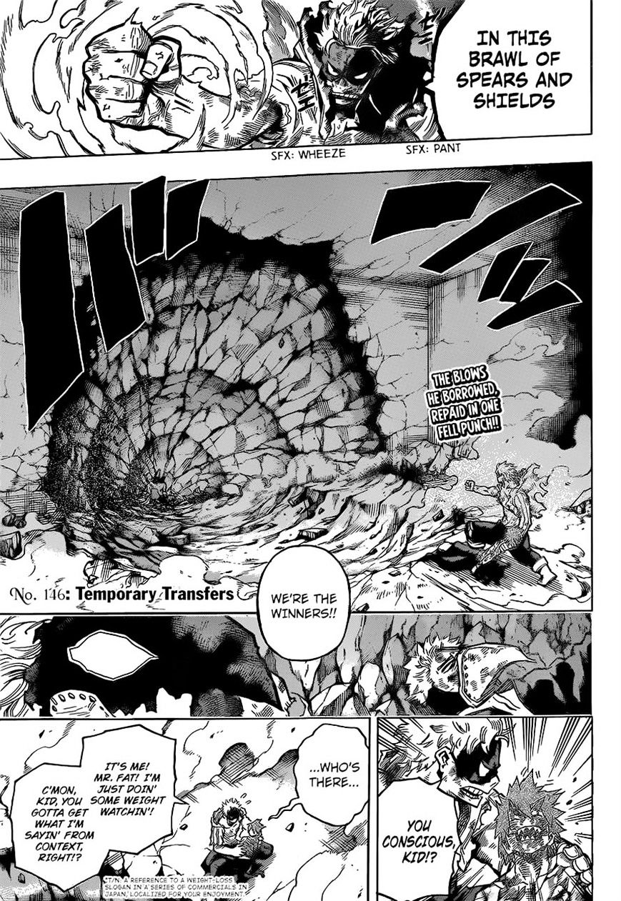 My Hero Academia, chapter 146