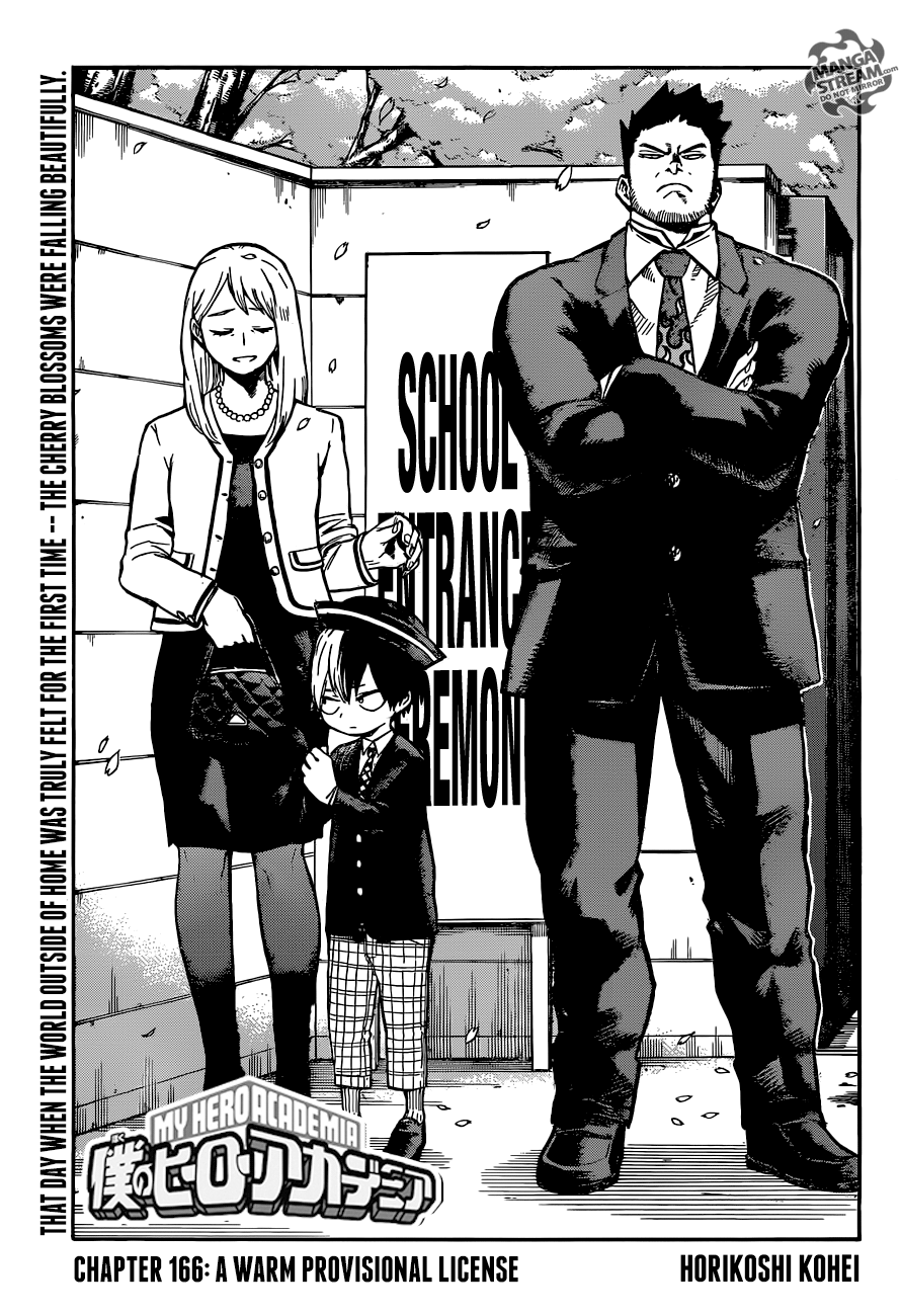 My Hero Academia, chapter 166