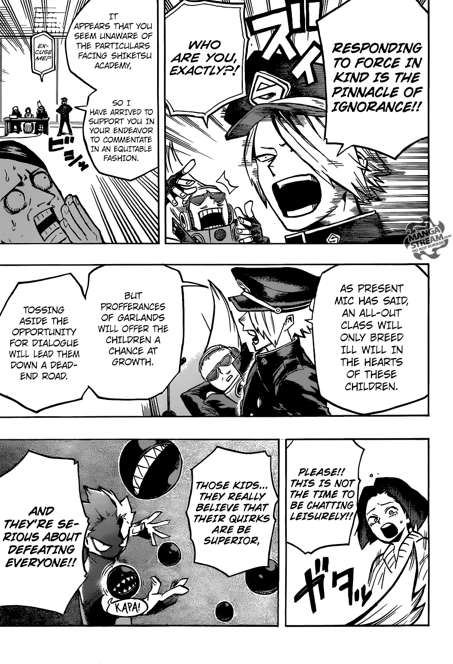 My Hero Academia, chapter 166