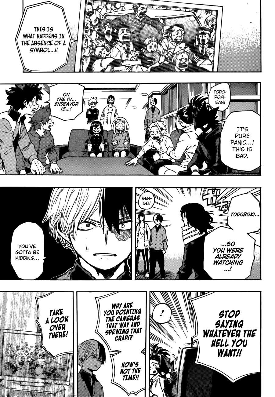 My Hero Academia, chapter 189