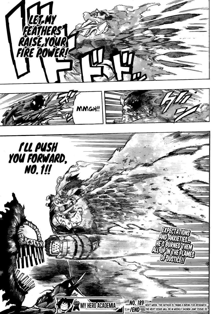 My Hero Academia, chapter 189