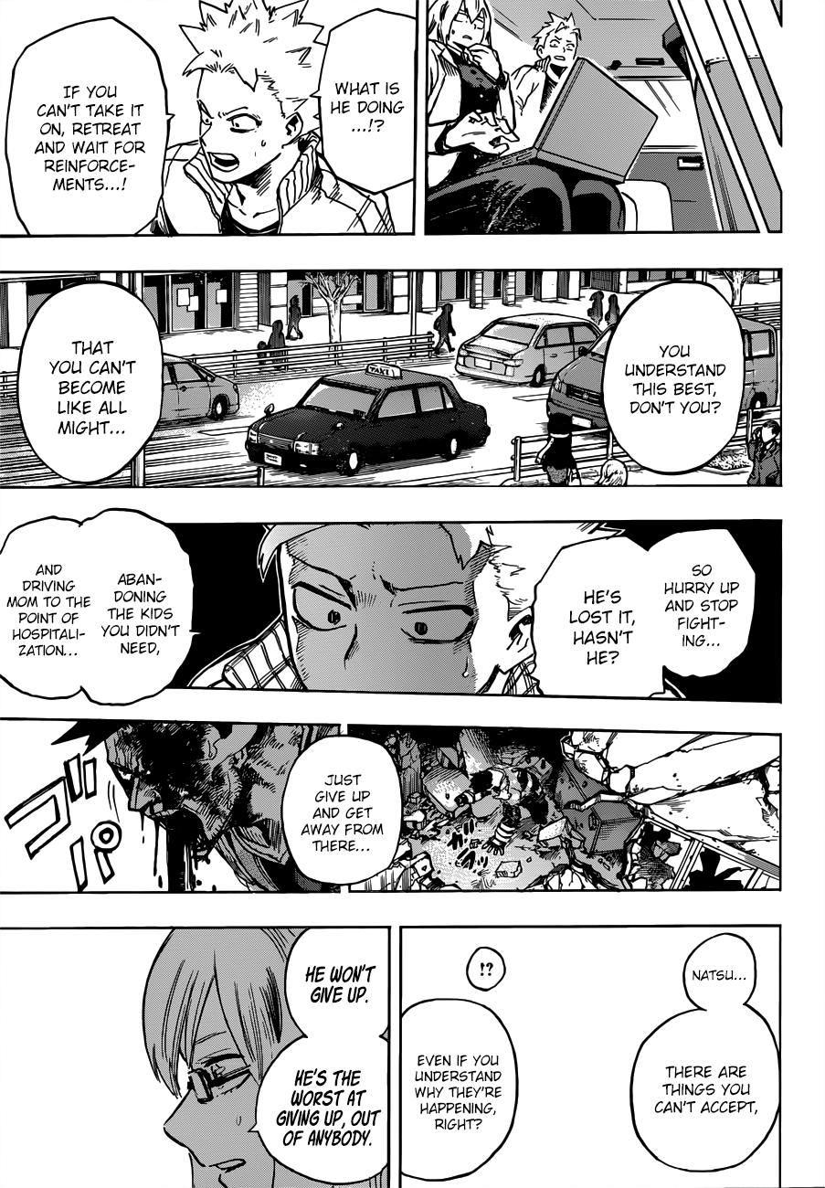 My Hero Academia, chapter 189