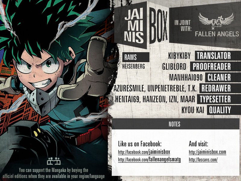 My Hero Academia, chapter 145