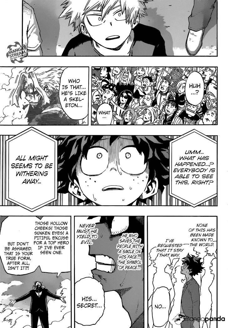 My Hero Academia, chapter 92