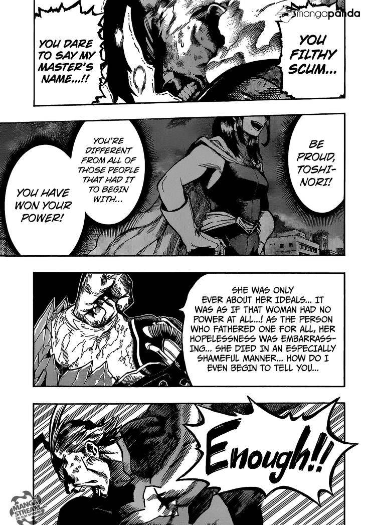 My Hero Academia, chapter 92