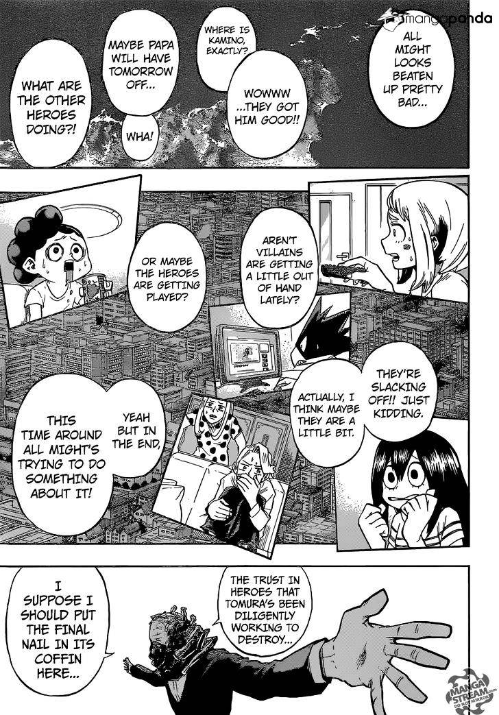 My Hero Academia, chapter 92