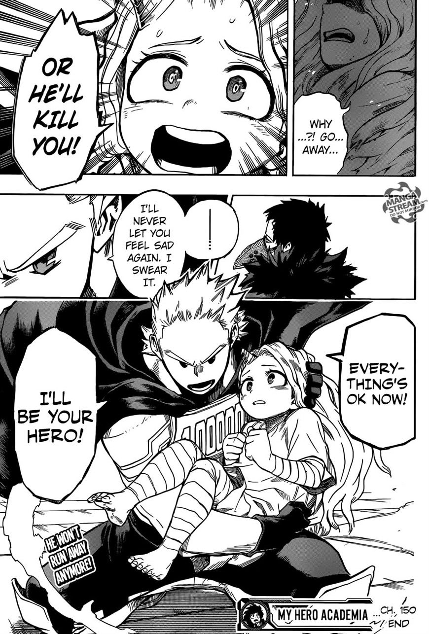 My Hero Academia, chapter 150