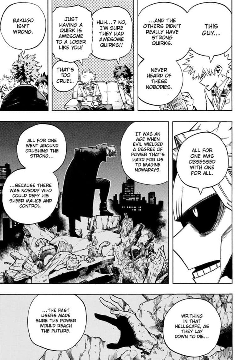 My Hero Academia, chapter 257