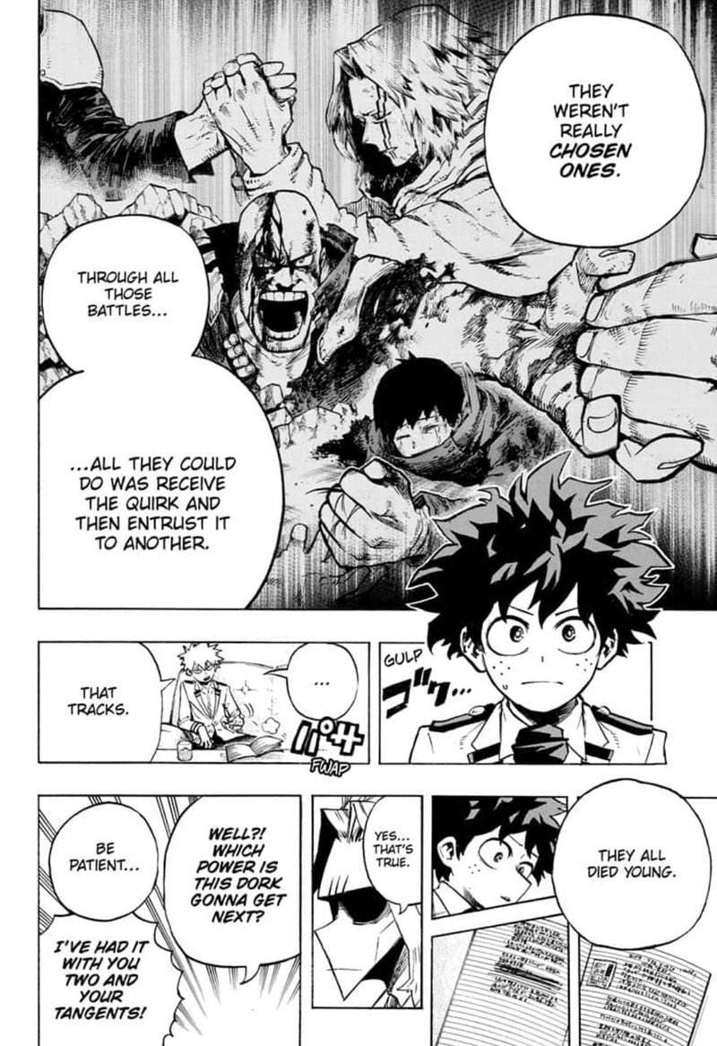 My Hero Academia, chapter 257