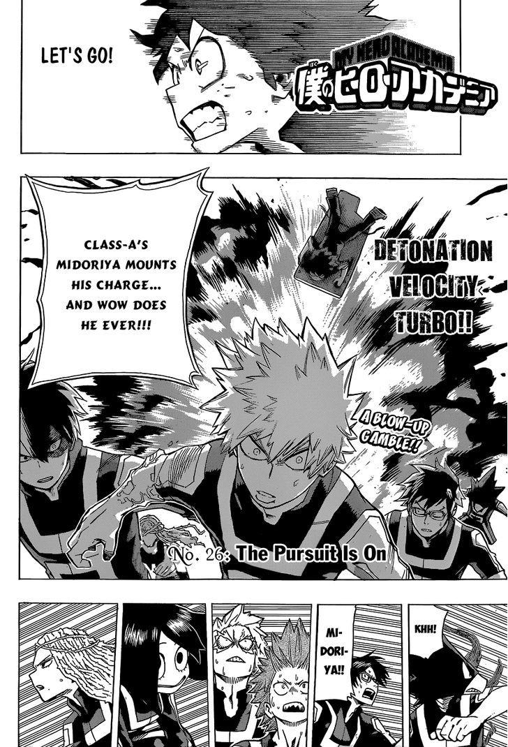 My Hero Academia, chapter 26