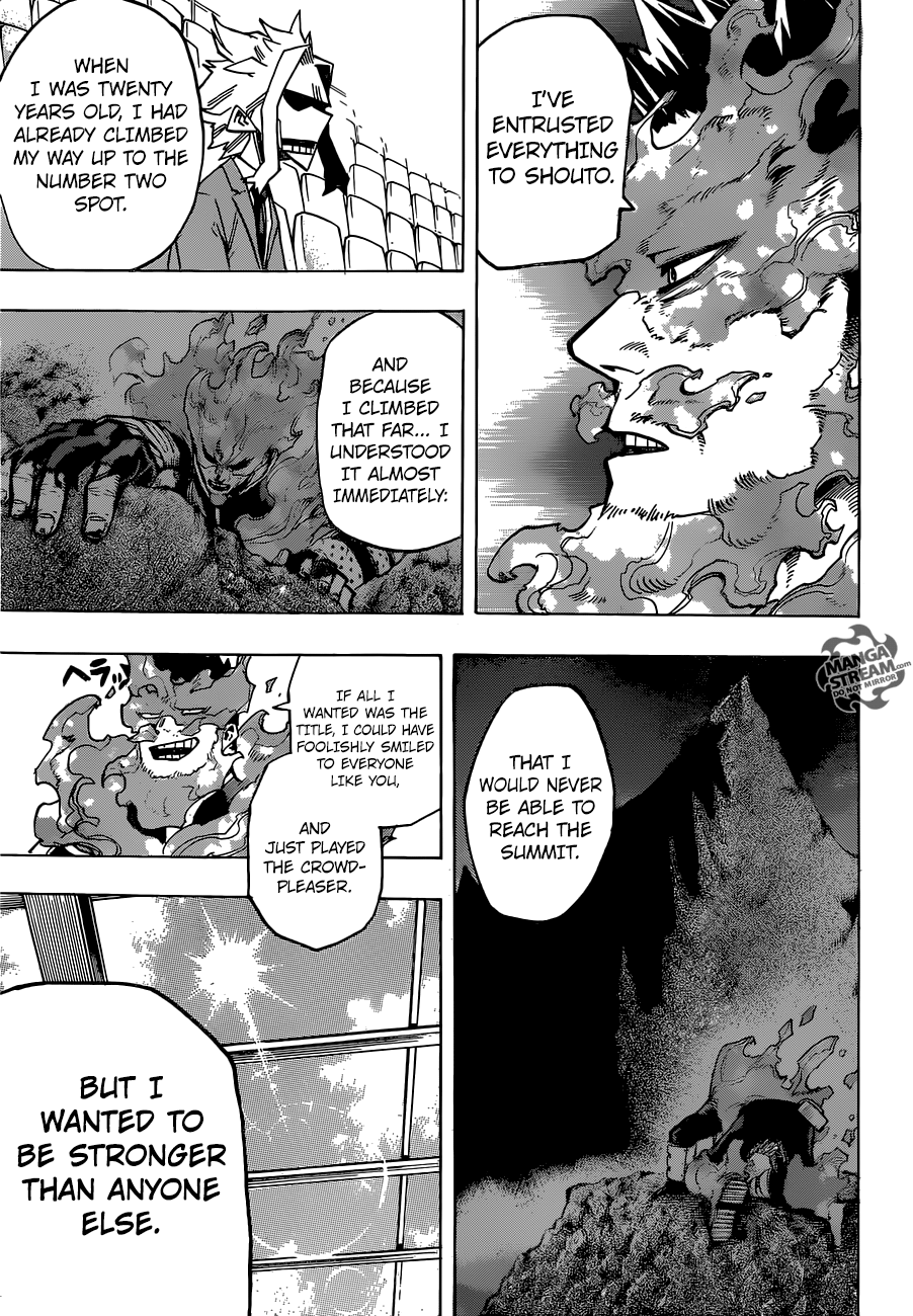 My Hero Academia, chapter 165