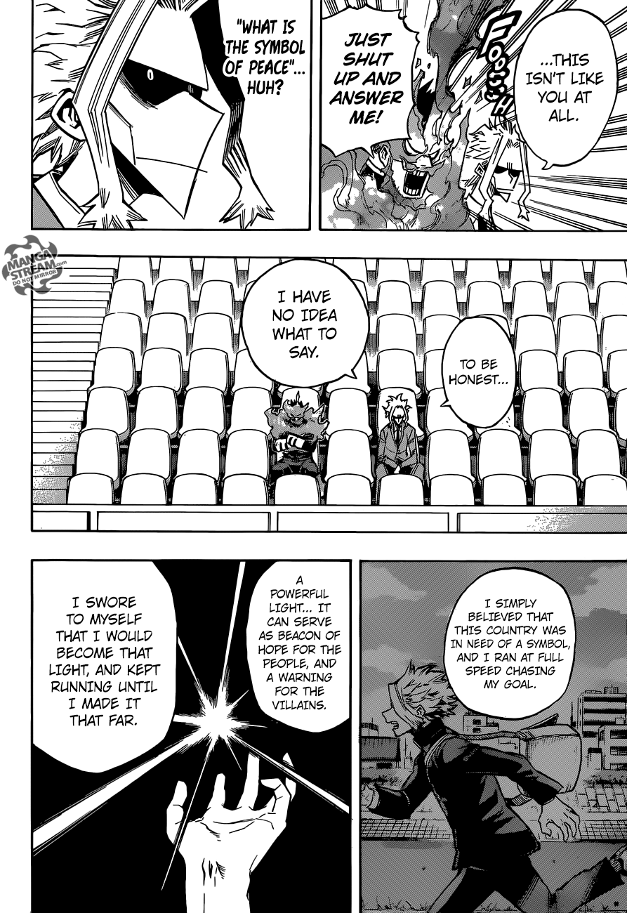 My Hero Academia, chapter 165