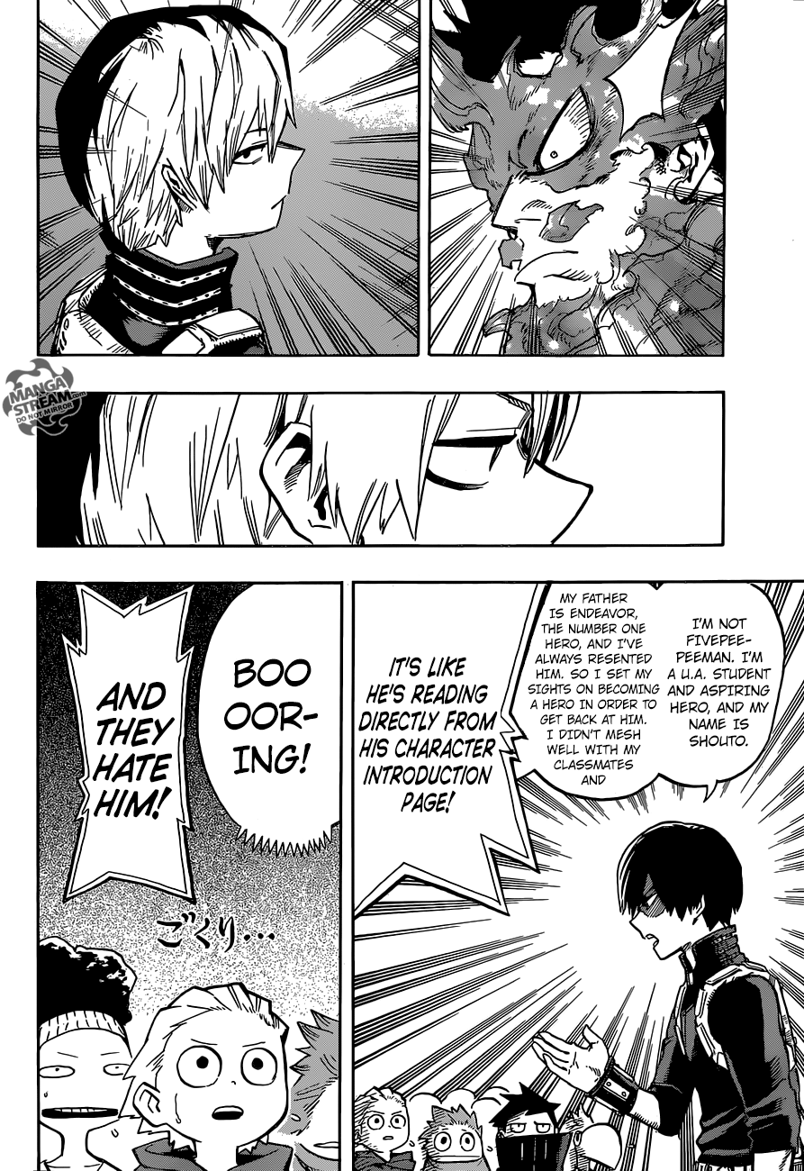 My Hero Academia, chapter 165