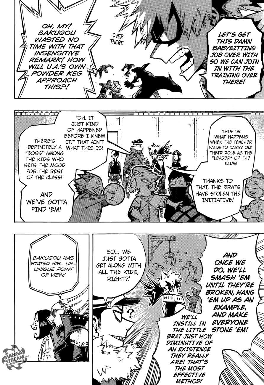 My Hero Academia, chapter 165