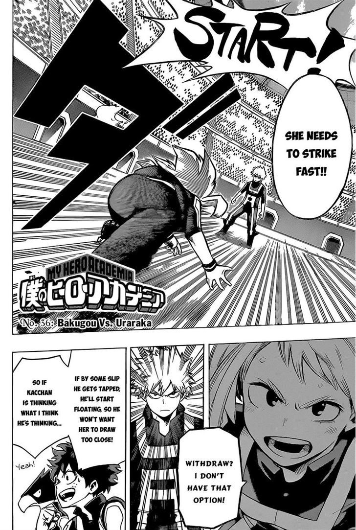 My Hero Academia, chapter 36