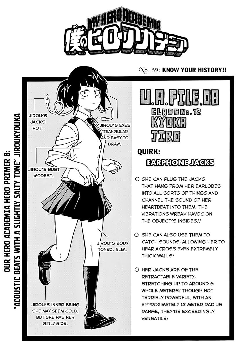 My Hero Academia, chapter 59