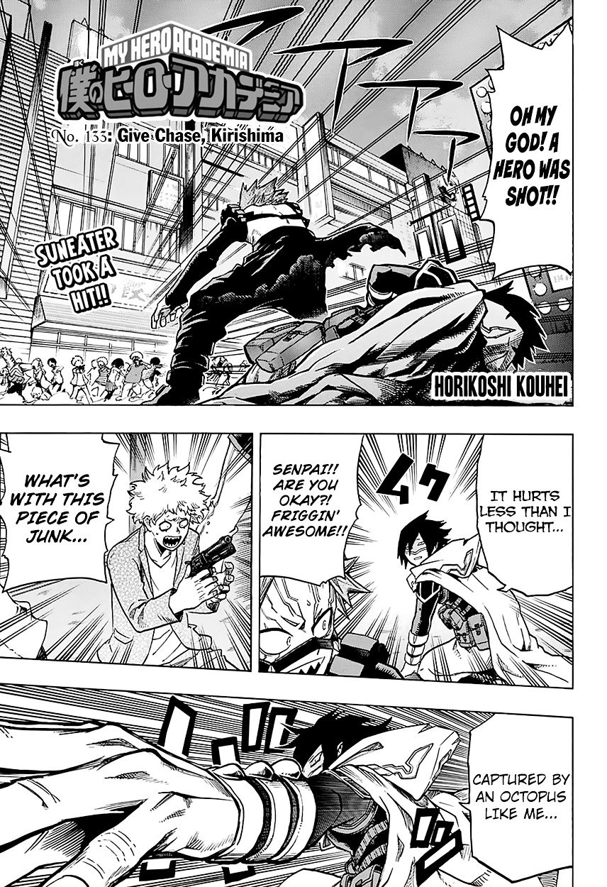 My Hero Academia, chapter 133