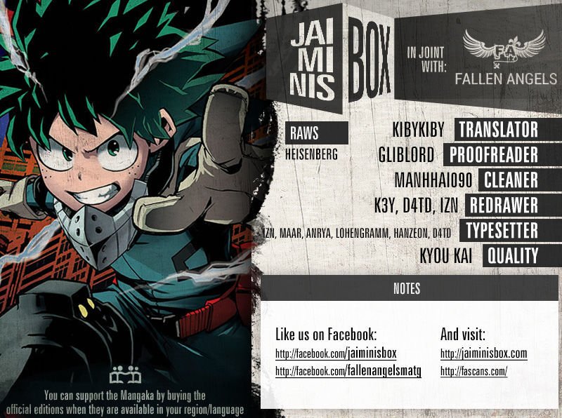 My Hero Academia, chapter 143