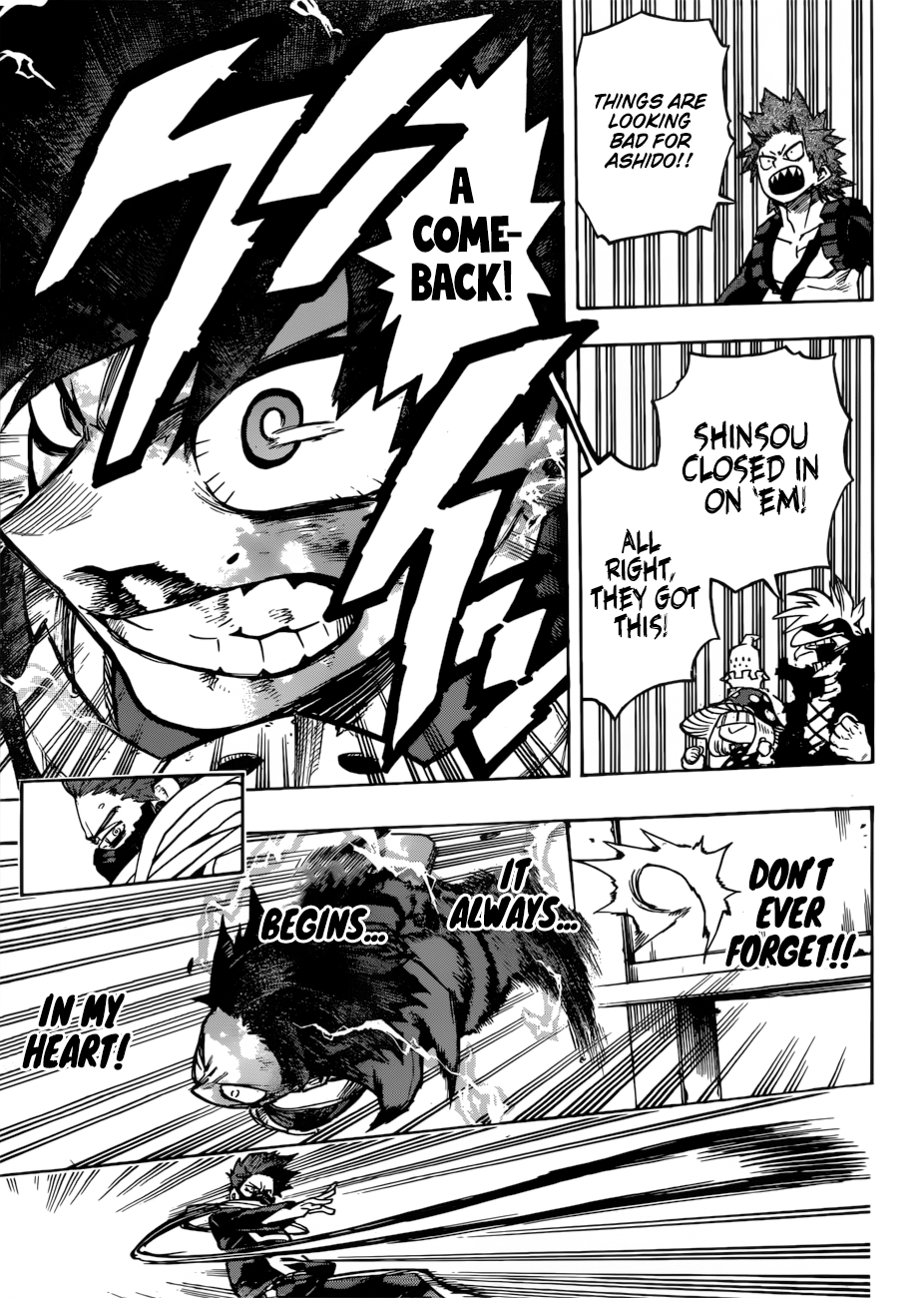 My Hero Academia, chapter 215