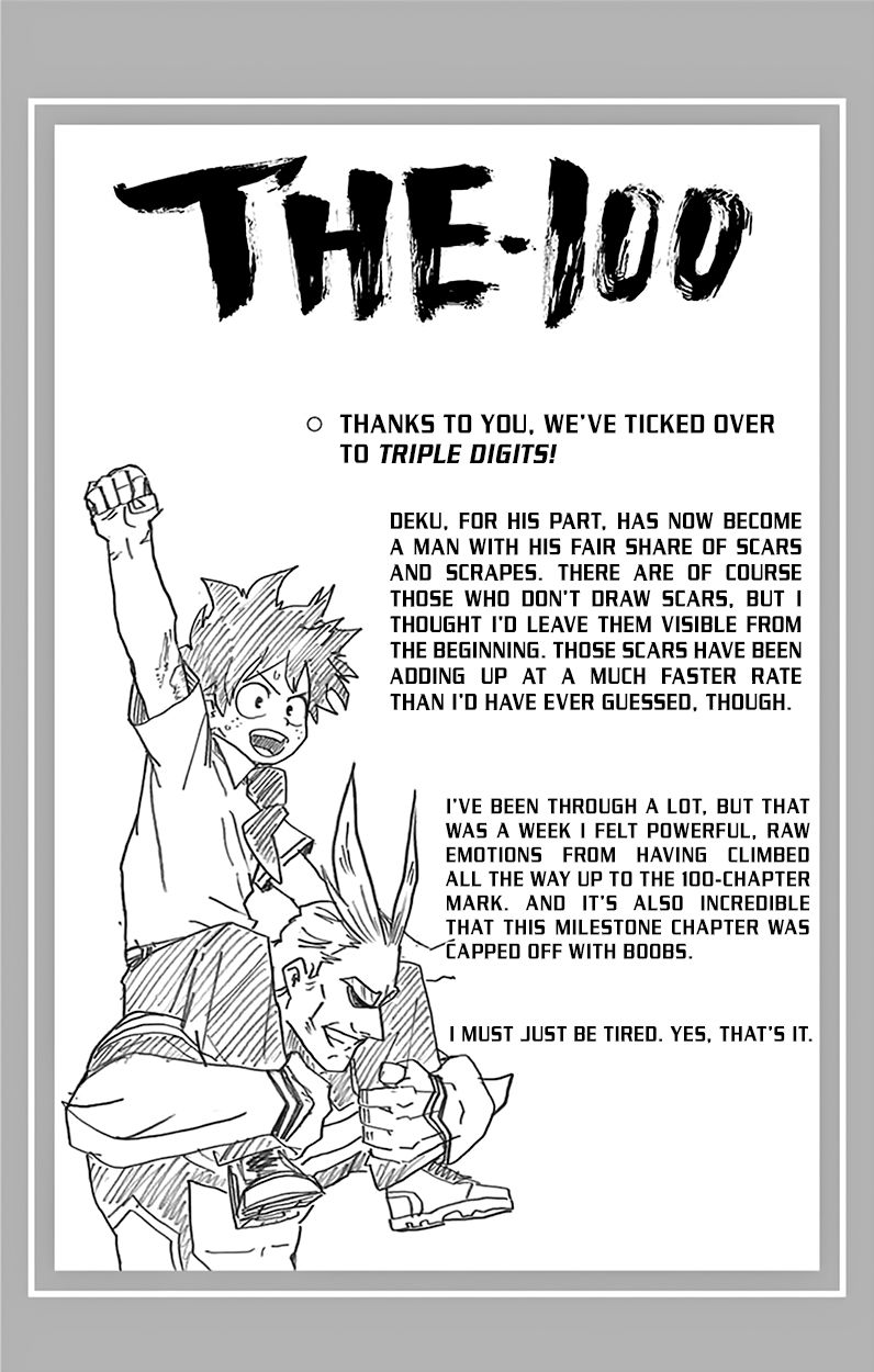 My Hero Academia, chapter 108.5