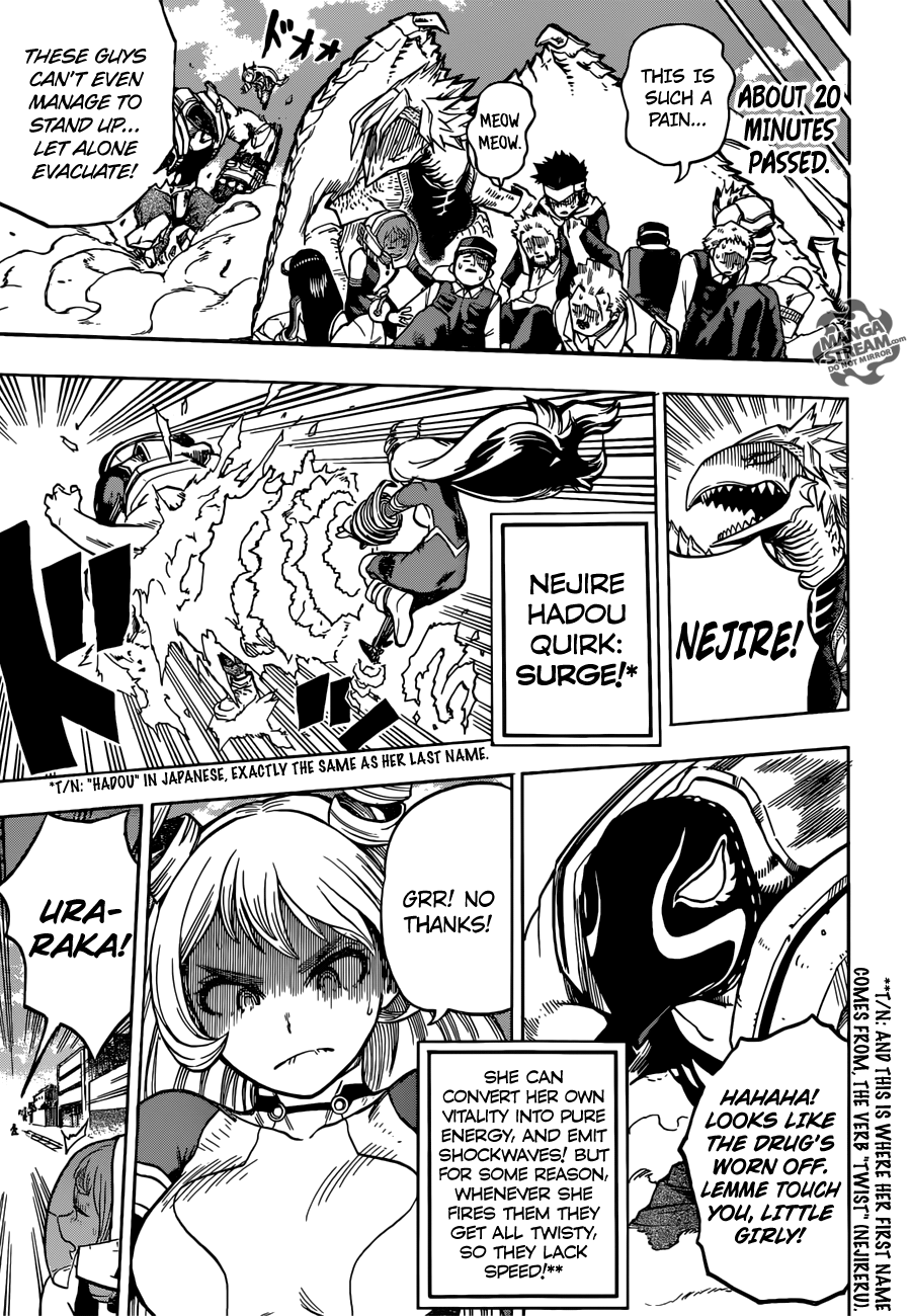 My Hero Academia, chapter 156