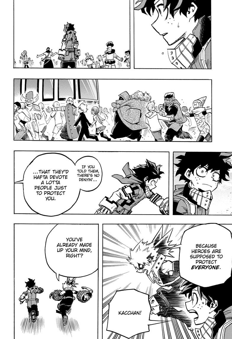 My Hero Academia, chapter 274