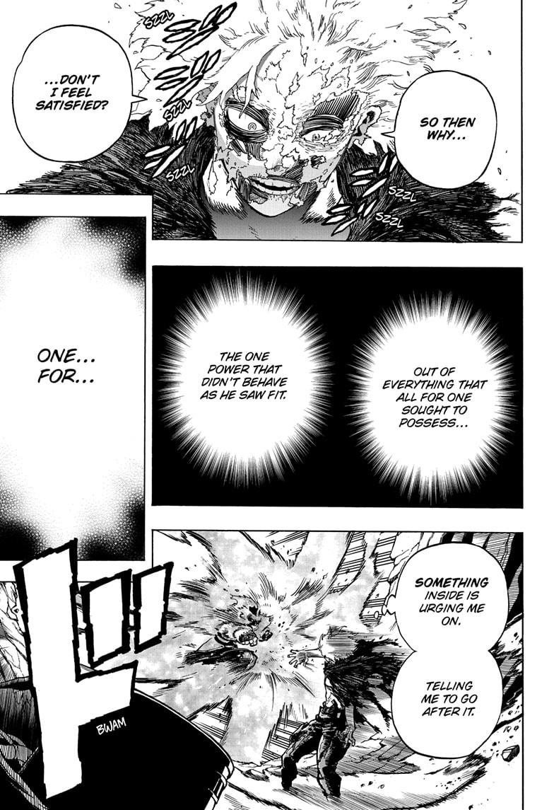 My Hero Academia, chapter 274