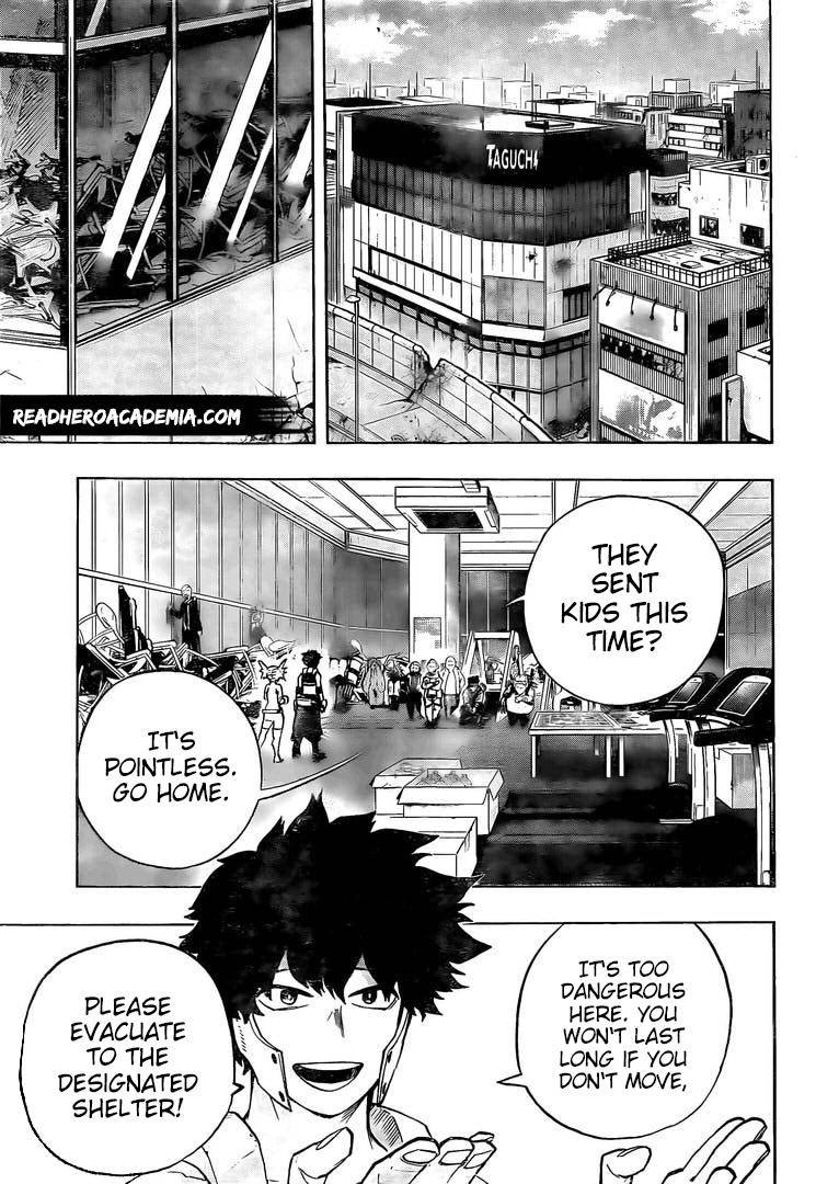 My Hero Academia, chapter 307