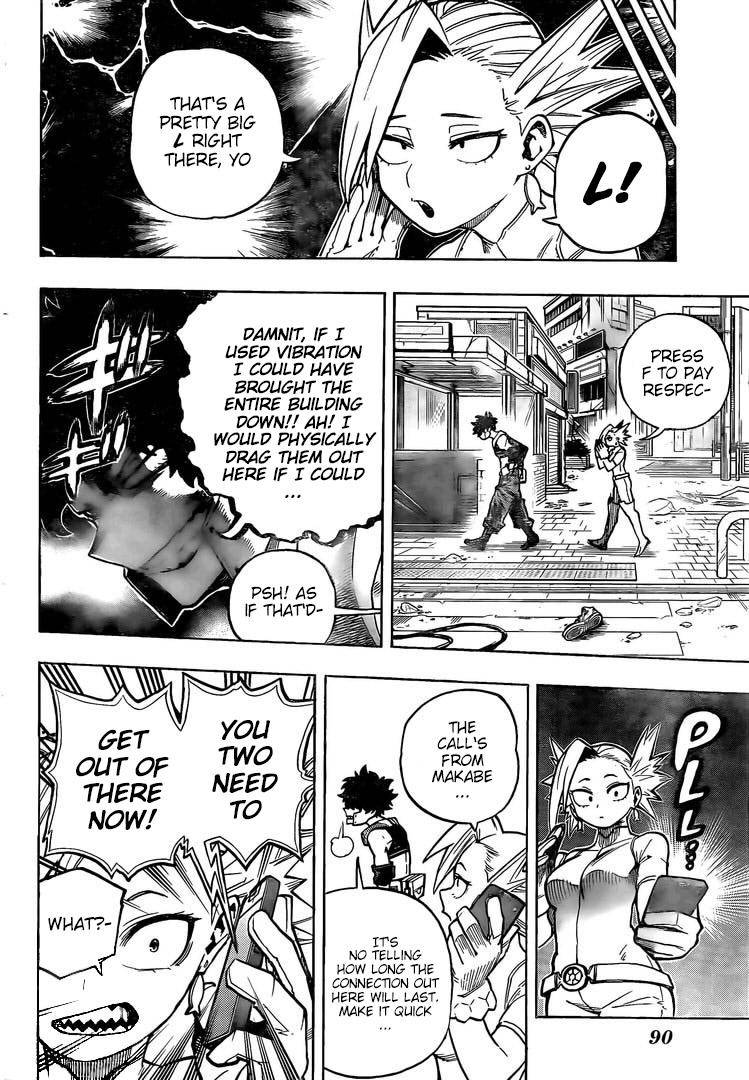 My Hero Academia, chapter 307