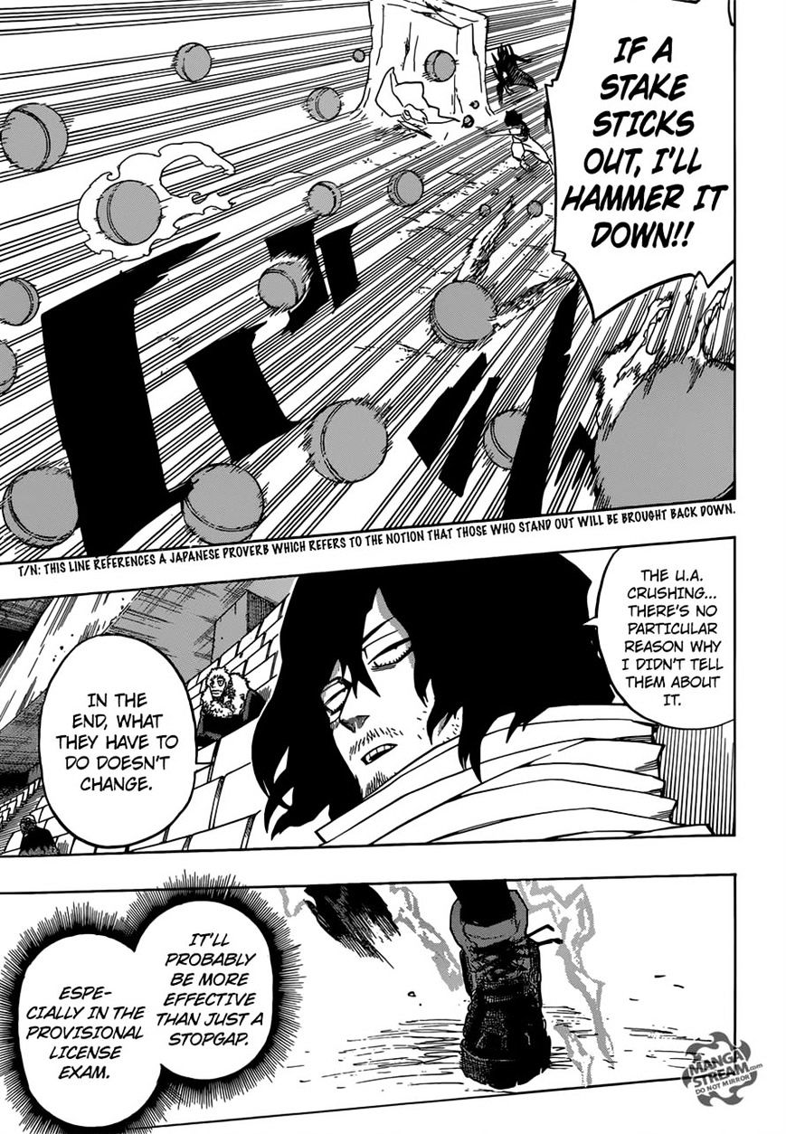 My Hero Academia, chapter 103