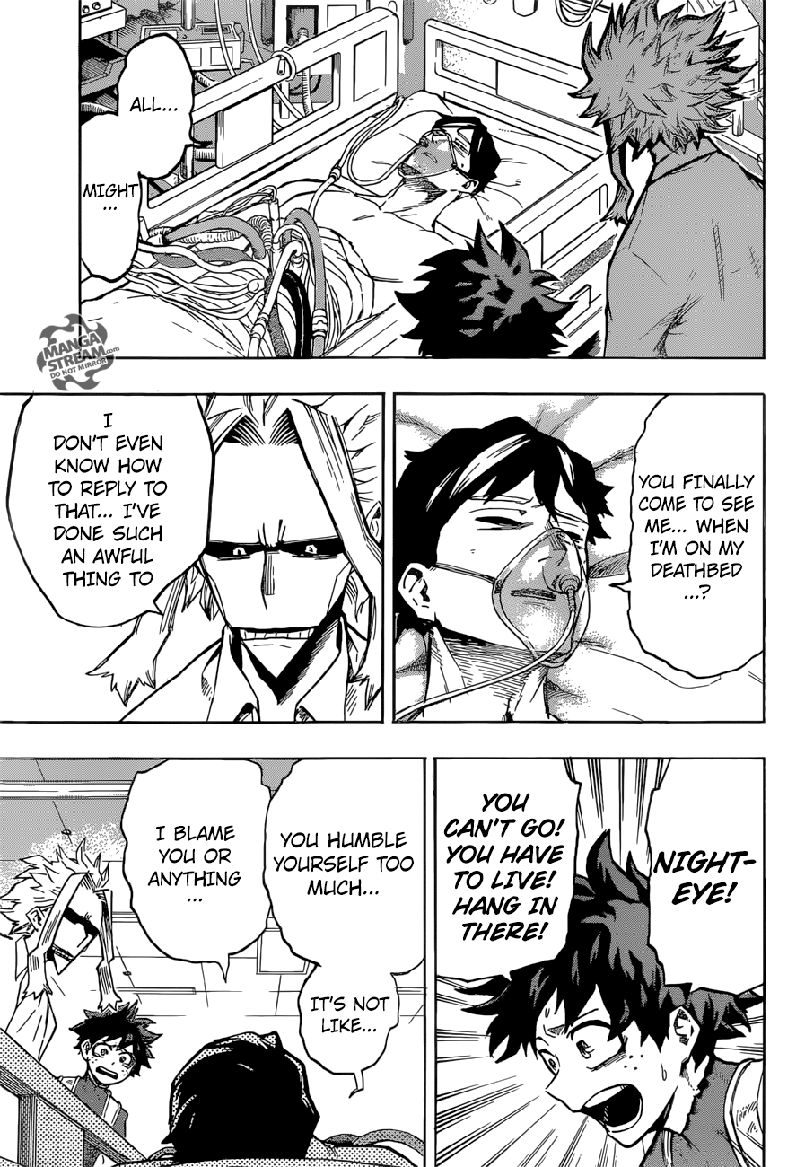 My Hero Academia, chapter 161