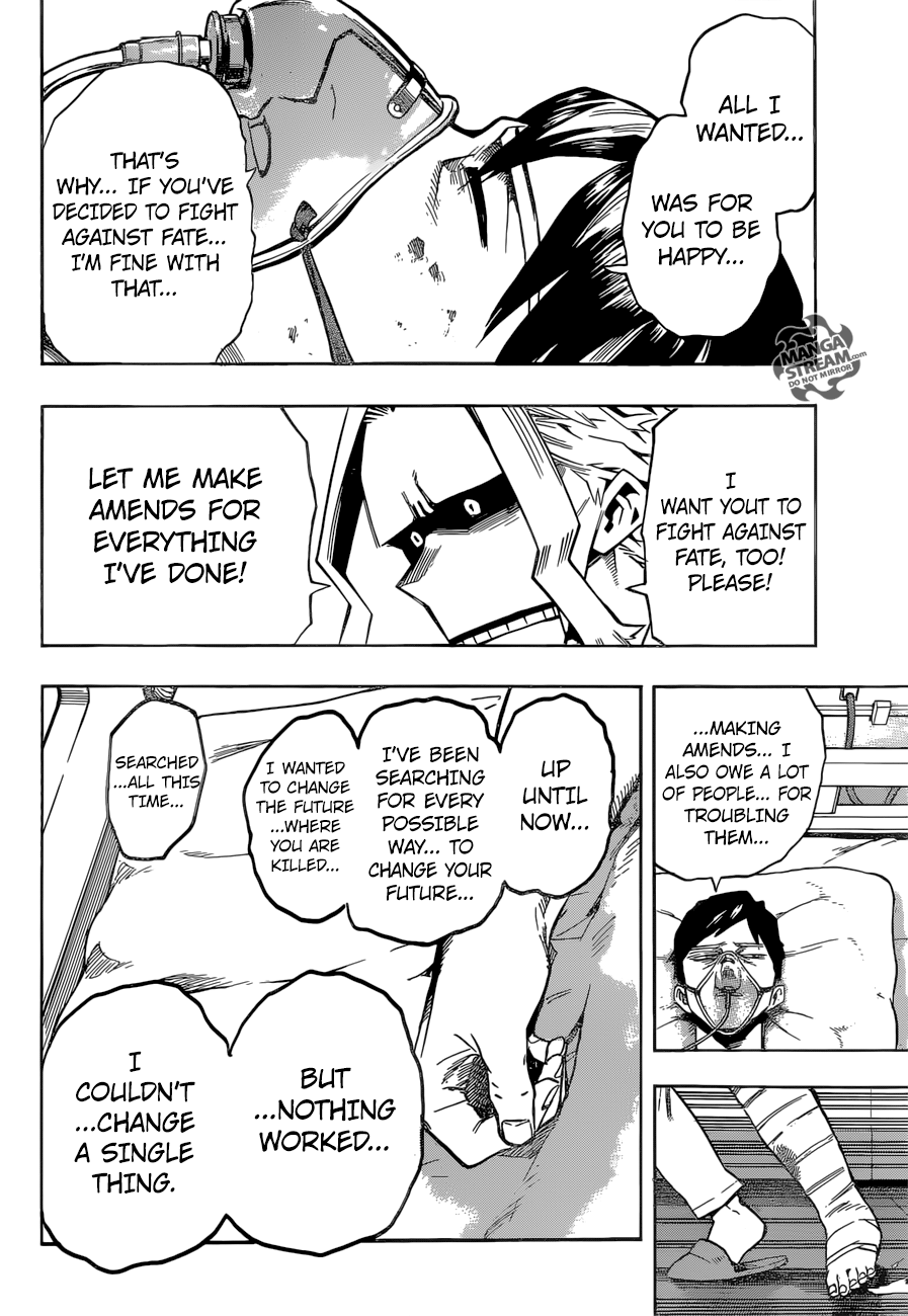 My Hero Academia, chapter 161