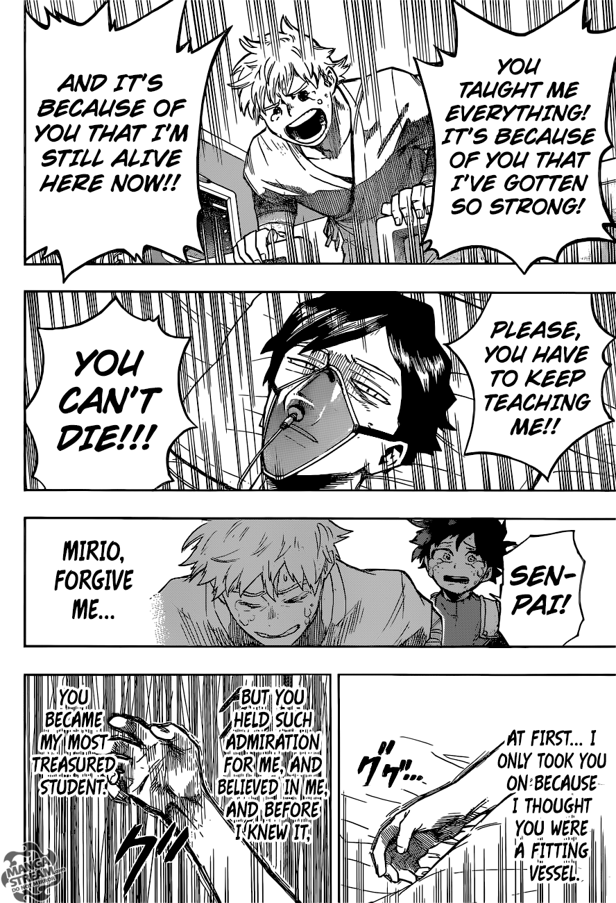 My Hero Academia, chapter 161